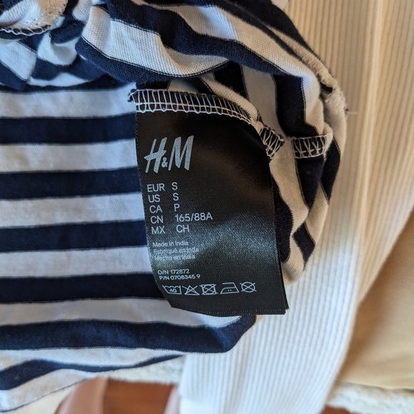 H&M Striped San Fran Crop Top - Picture 6 of 8